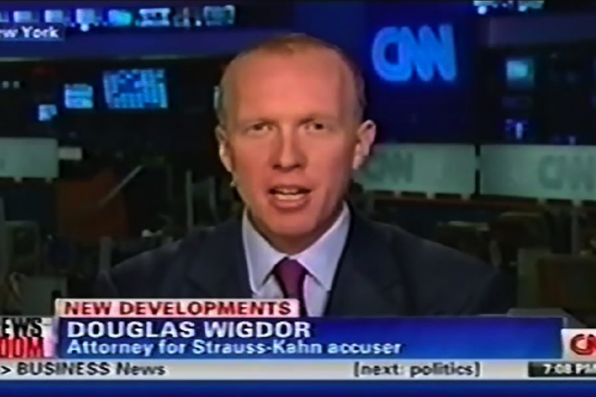 Douglas Wigdor, of Wigdow Law, interviewed by CNN about the Dominique Strauss Kahn Sexual Harassment Case