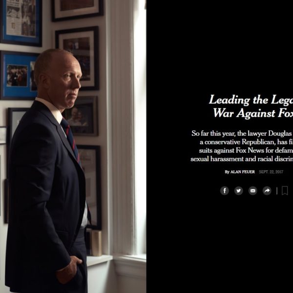 Douglas Wigdor New York Times Leading the Legal War Against Fox News