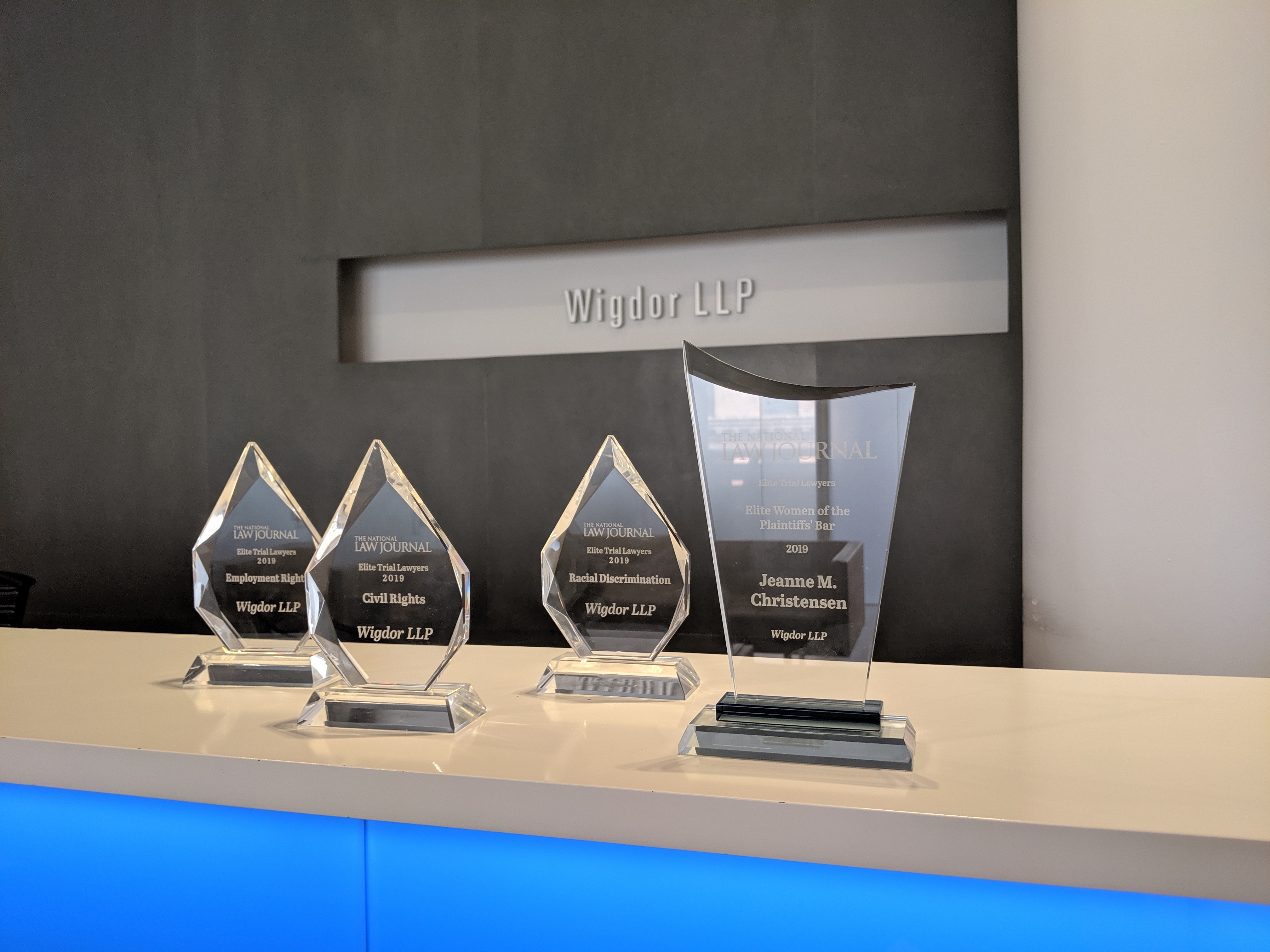 WIGDOR LLP WINS NATIONAL LAW JOURNAL’S ELITE TRIAL LAWYERS AWARDS IN FOUR DISTINCT CATEGORIES