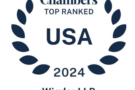 Wigdor LLP is One of Only Three Firms to Receive a Band 1 Ranking From Chambers and Partners For the Fourth Year in a Row