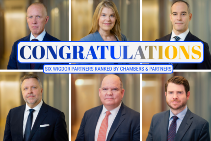 Wigdor LLP Ranked by Chambers and Partners