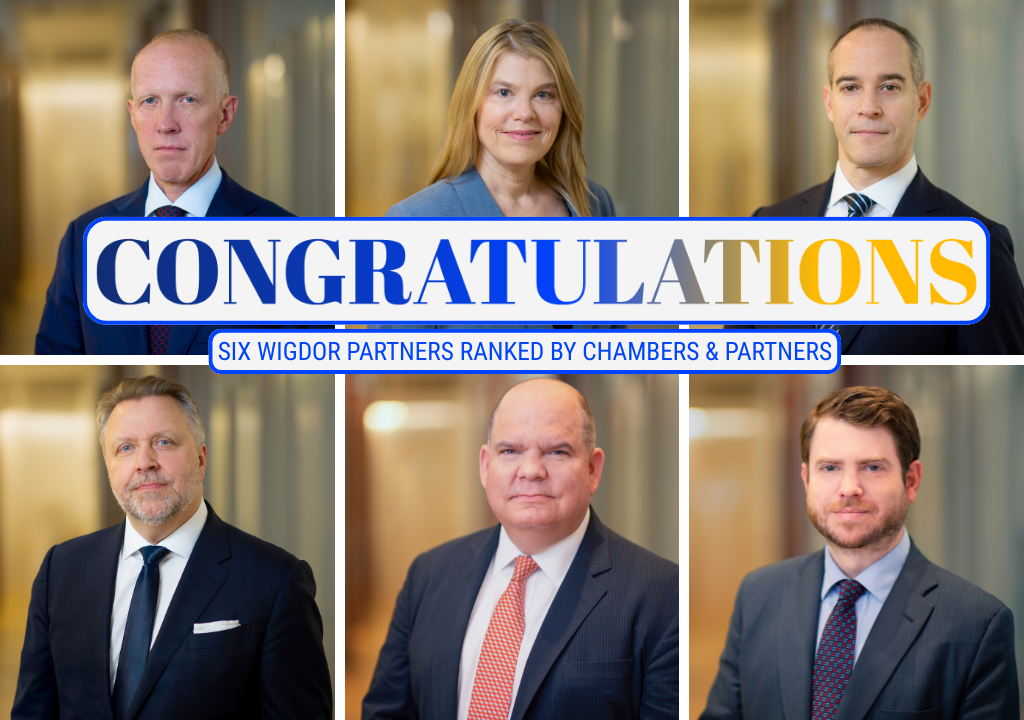 Wigdor LLP Ranked by Chambers and Partners