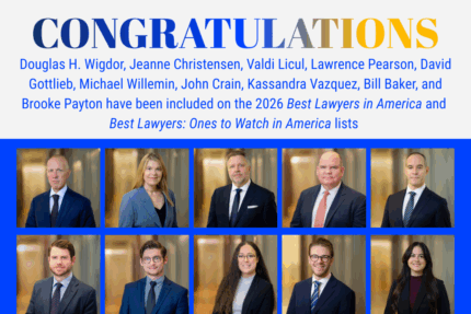 Best Lawyers Recognizes Ten Wigdor Attorneys