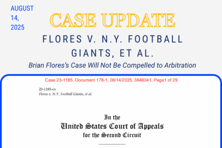 Brian Flores’s Case Will Not Be Compelled to Arbitration