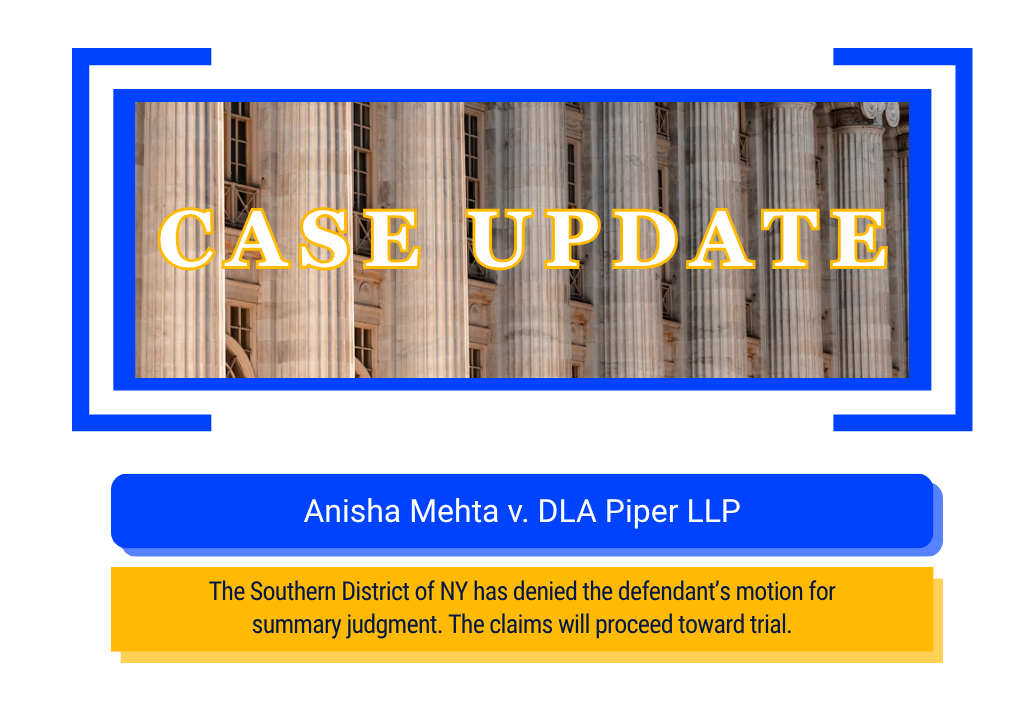 Wigdor Wins Partial Summary Judgement in Mehta v. DLA Piper