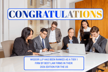 Wigdor Ranked as Tier 1 Firm by Best Law Firms
