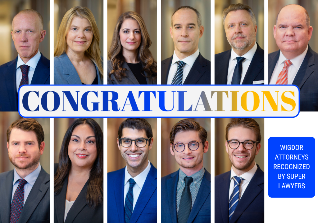 Wigdor Attorneys Recognized By Super Lawyers
