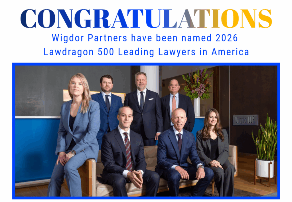 All Wigdor Partners Named to Lawdragon’s 500 Leading Lawyers in America