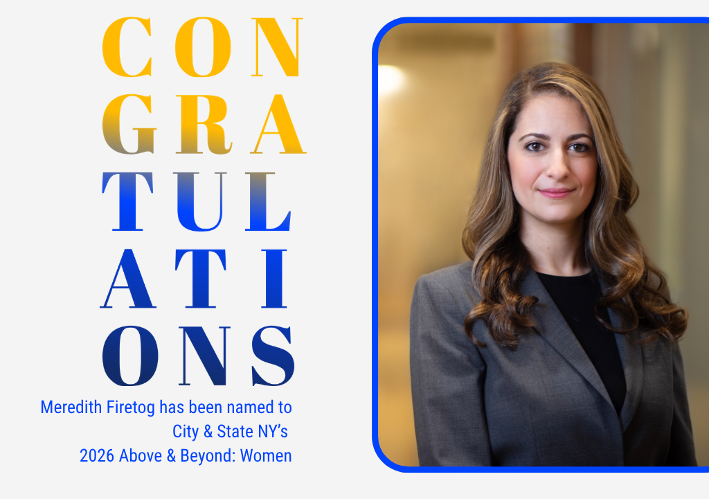 Meredith Firetog is an Above & Beyond: Women Honoree