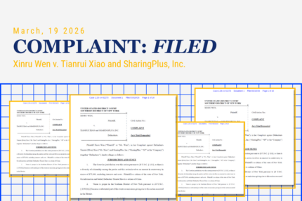 Wigdor Files Sexual Assault and Failure to Pay Wages Complaint Against SharingPlus, Inc.
