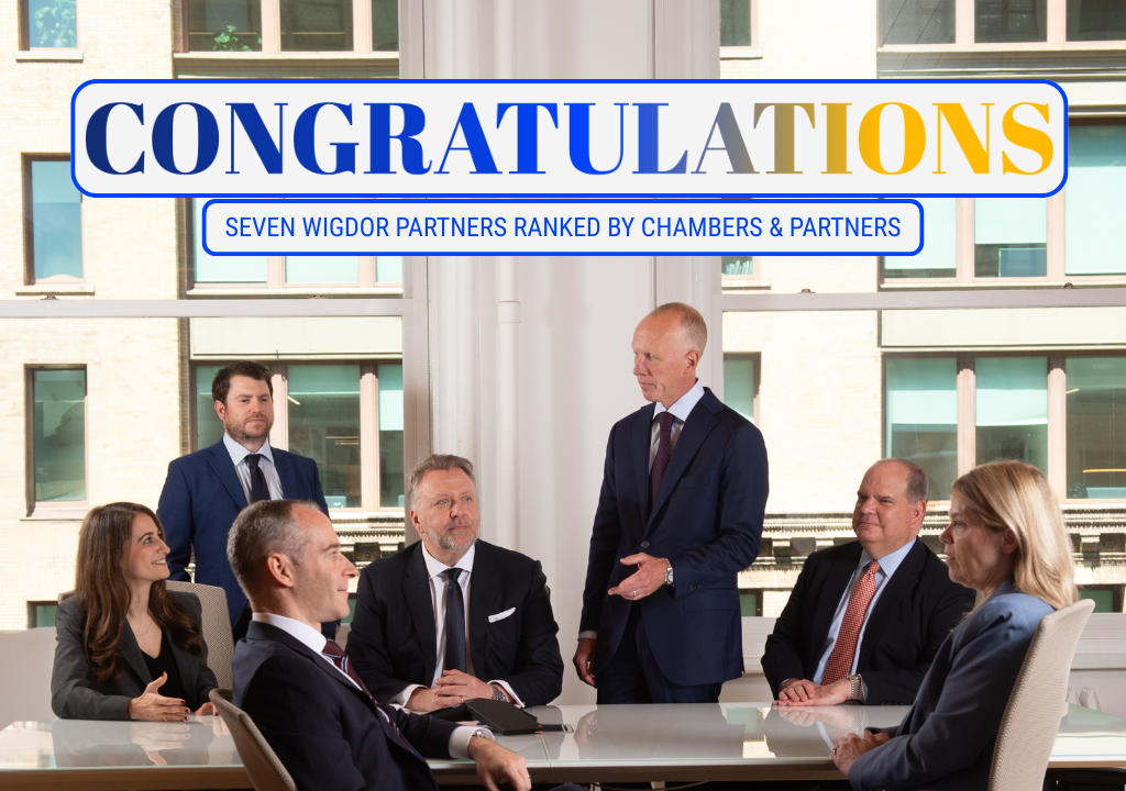 Wigdor LLP ranked by Chambers & Partners 2026